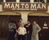 Mark, Ash, Chris L, Bob & Steve at the Gay Information Centre